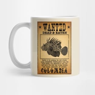 Lionfish Wanted Mug